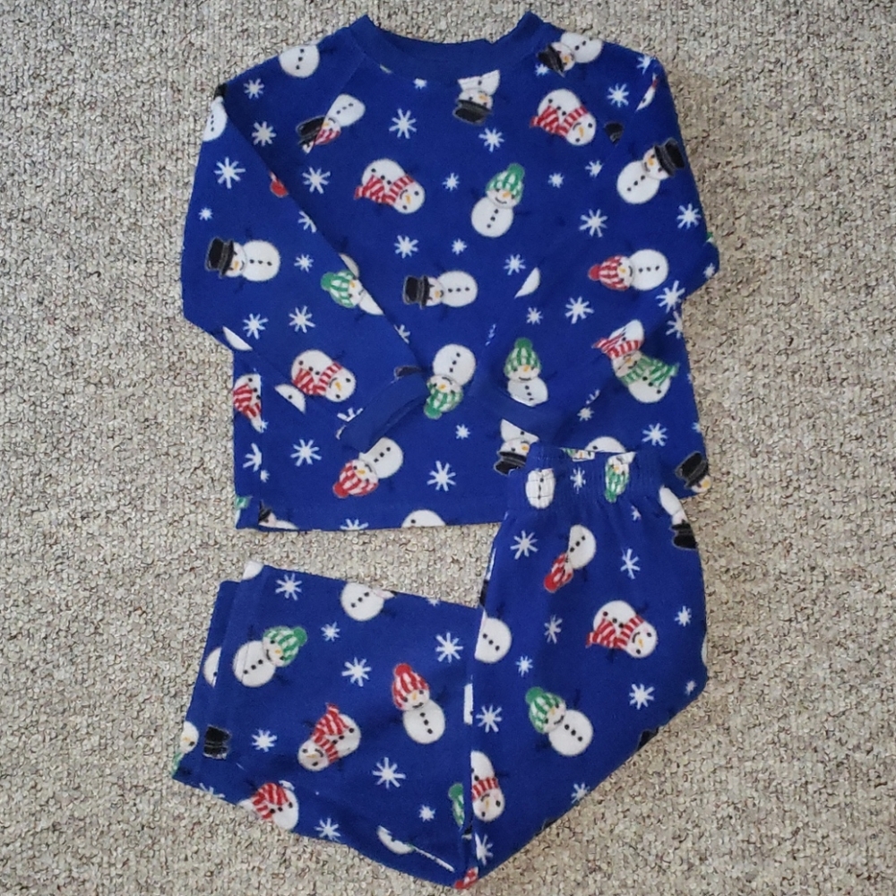 Fleece Snowman PJ☃️